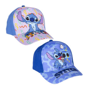 Gorra infantil Stitch Disney azul.