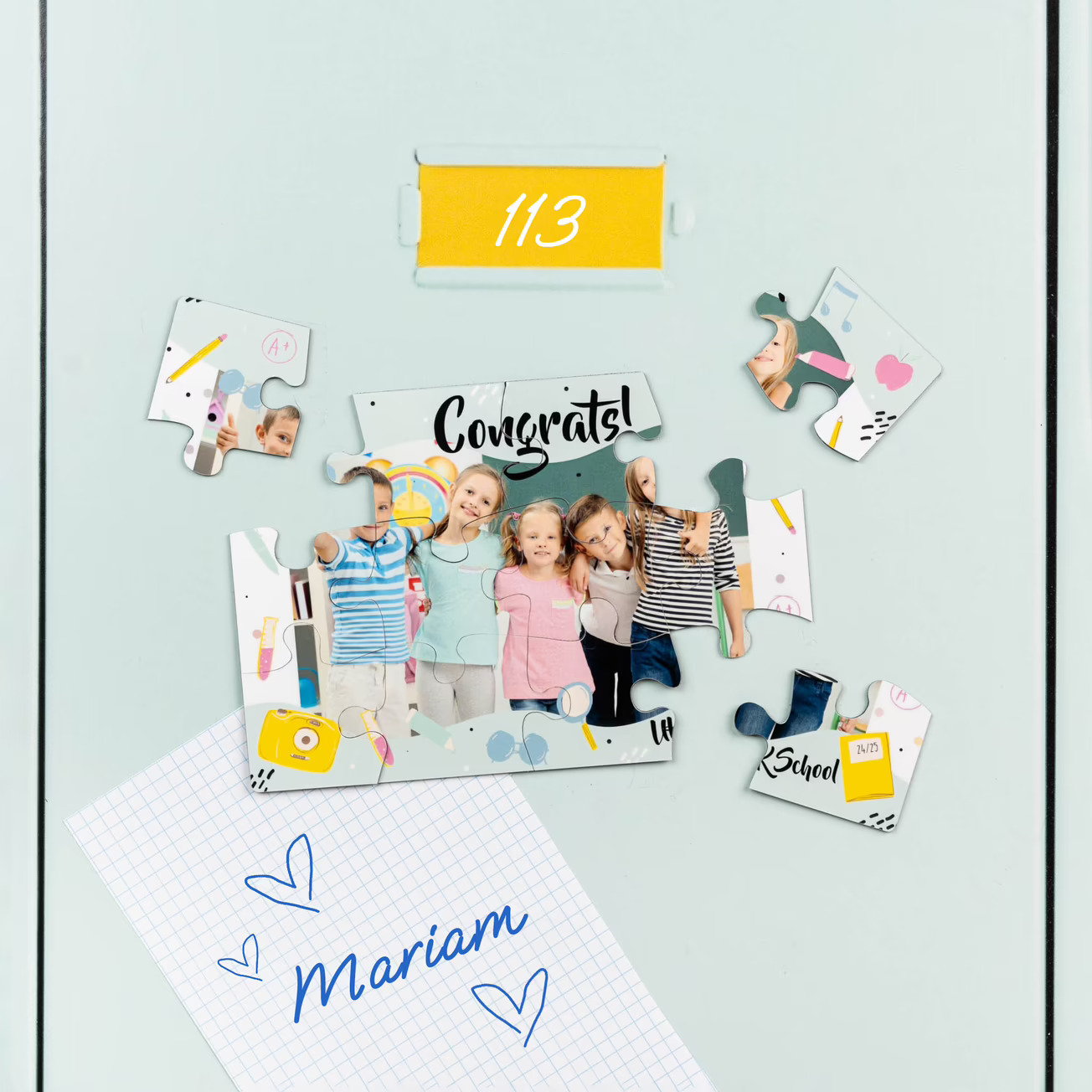 Puzzle magnético infantil personalizado - Imagen 3