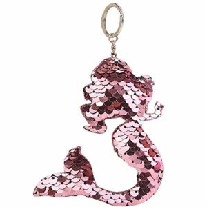 LLAVERO SILUETA SIRENA LENTEJUELAS