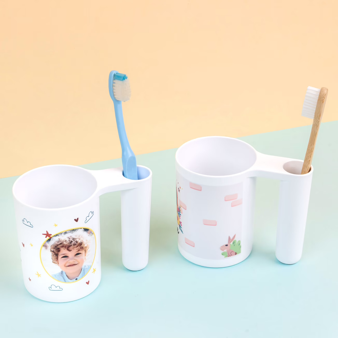 Vaso porta cepillo de dientes personalizado