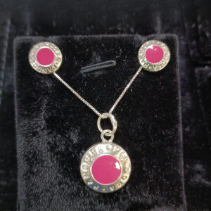 conjunto pandora rosa plata
