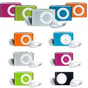 MP3 PLAYER CLIP + AURICULARES + CABLE USB EN CAJA