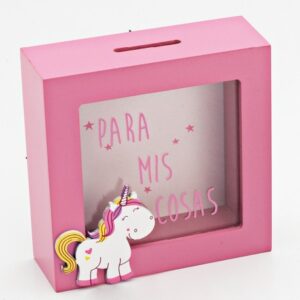 Hucha cajita unicornio