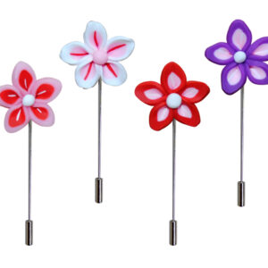 Alfiler miga de pan pétalos