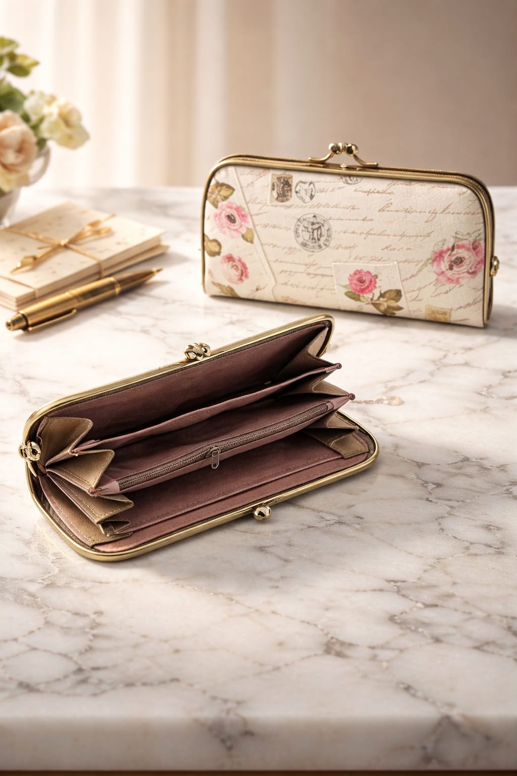 Billetera elegante postales