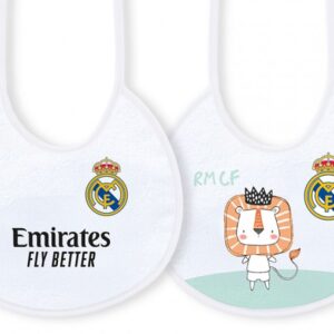 set 2 baberos real madrid