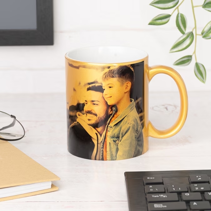 Taza purpurina personalizada - Imagen 4