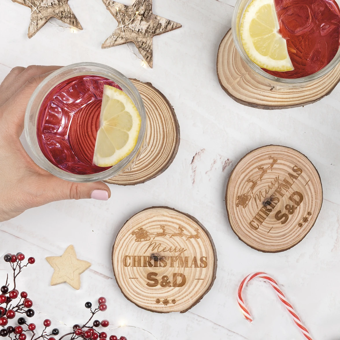 Posavasos de Corteza personalizados