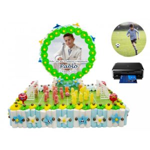 Tarta de golosinas campo oblea Personalizada