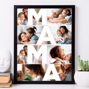 Marco de aluminio para mamá