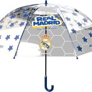 Paraguas Manual Transparente Real Madrid