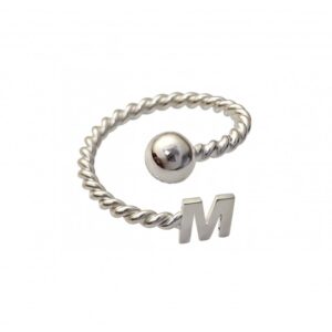 Sortija tonisa inicial bola