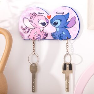 Colgador de llaves de metacrilato "Stitch"