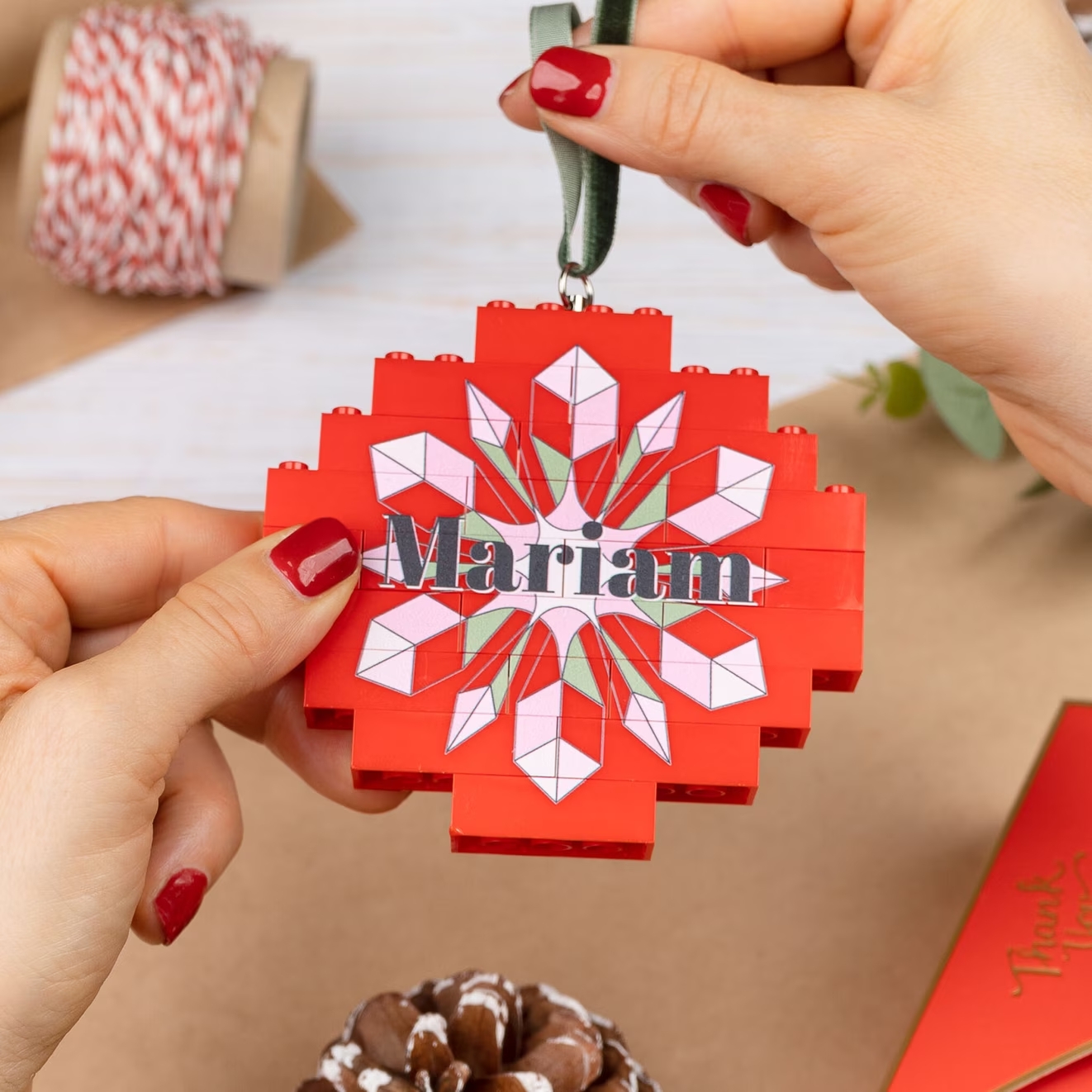 Bola de Navidad Blocks personalizada - Imagen 2