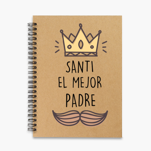 Libreta ecológica kraft personalizada de papel reciclado - Imagen 34