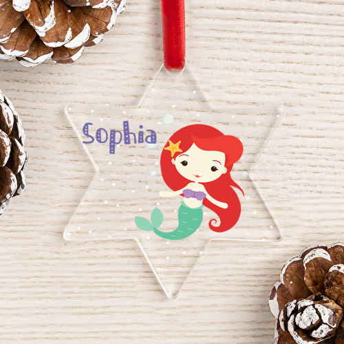 Adorno de Navidad personalizado en forma de Estrella - Imagen 12