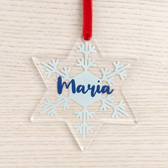 Adorno de Navidad personalizado en forma de Estrella - Imagen 4
