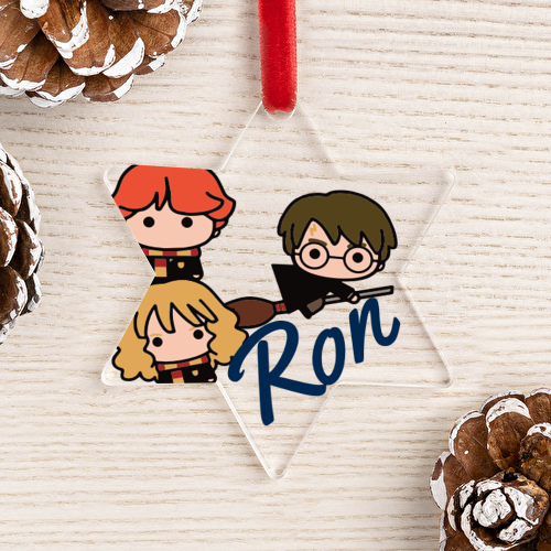 Adorno de Navidad personalizado en forma de Estrella - Imagen 11