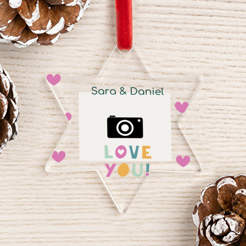 Adorno de Navidad personalizado en forma de Estrella - Imagen 16