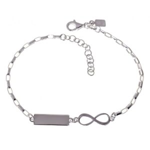 pulsera infinito chapa