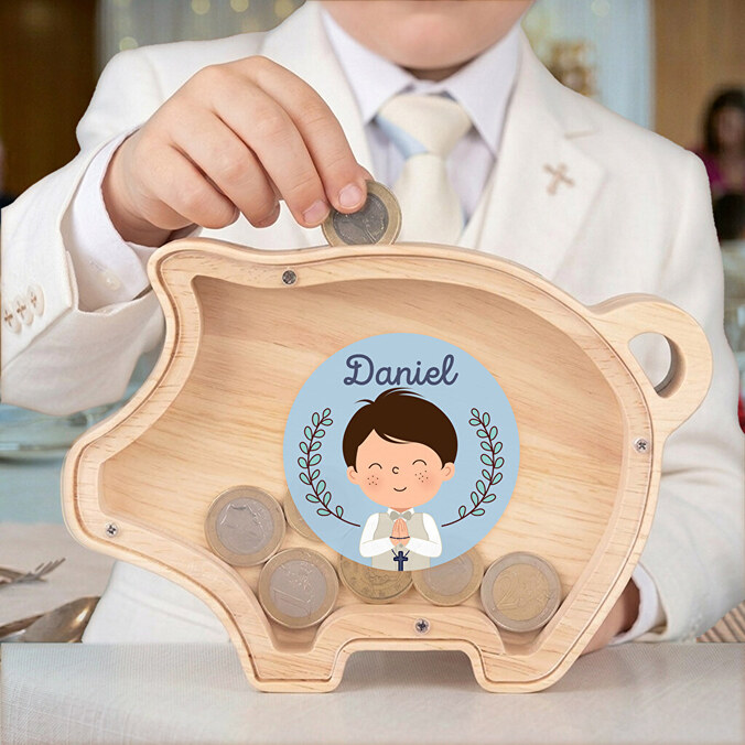 Hucha cerdito personalizada - Imagen 4