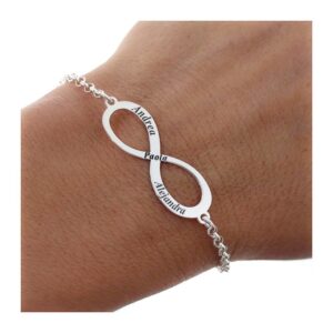 Pulsera infinito personalizada