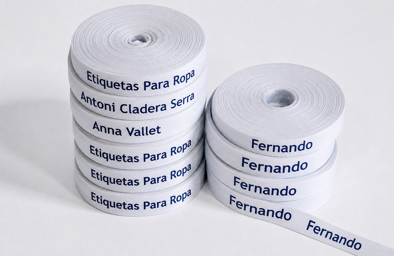 etiqueta para marcar la ropa