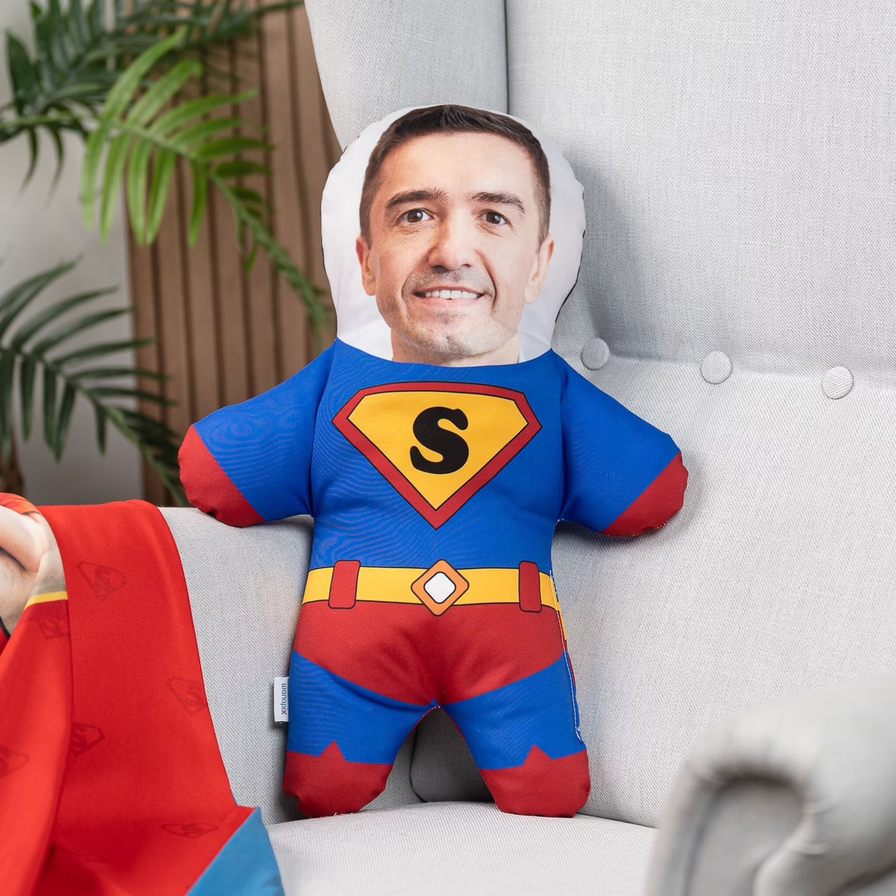 Cojín muñeco personalizado con foto - Imagen 4