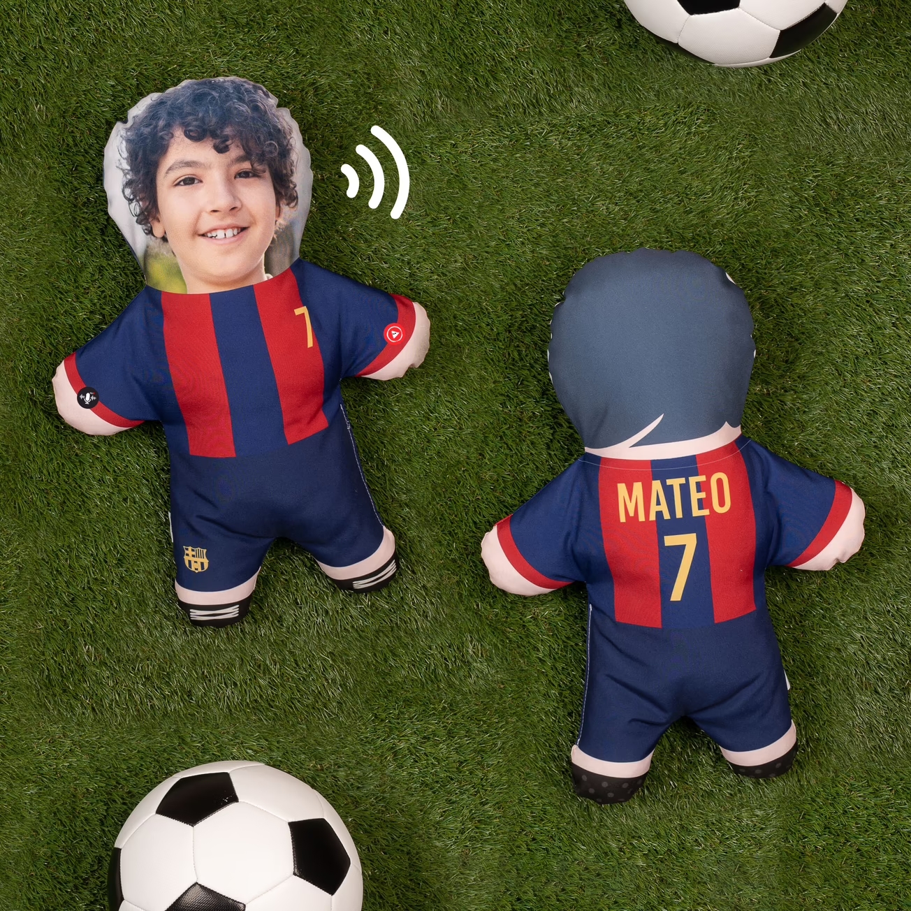 Cojín muñeco personalizado con foto - Imagen 2