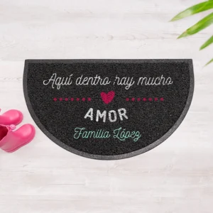 Felpudos de rizo circular personalizados