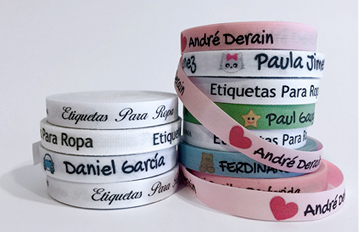 Etiquetas para la ropa con dibujos personalizadas