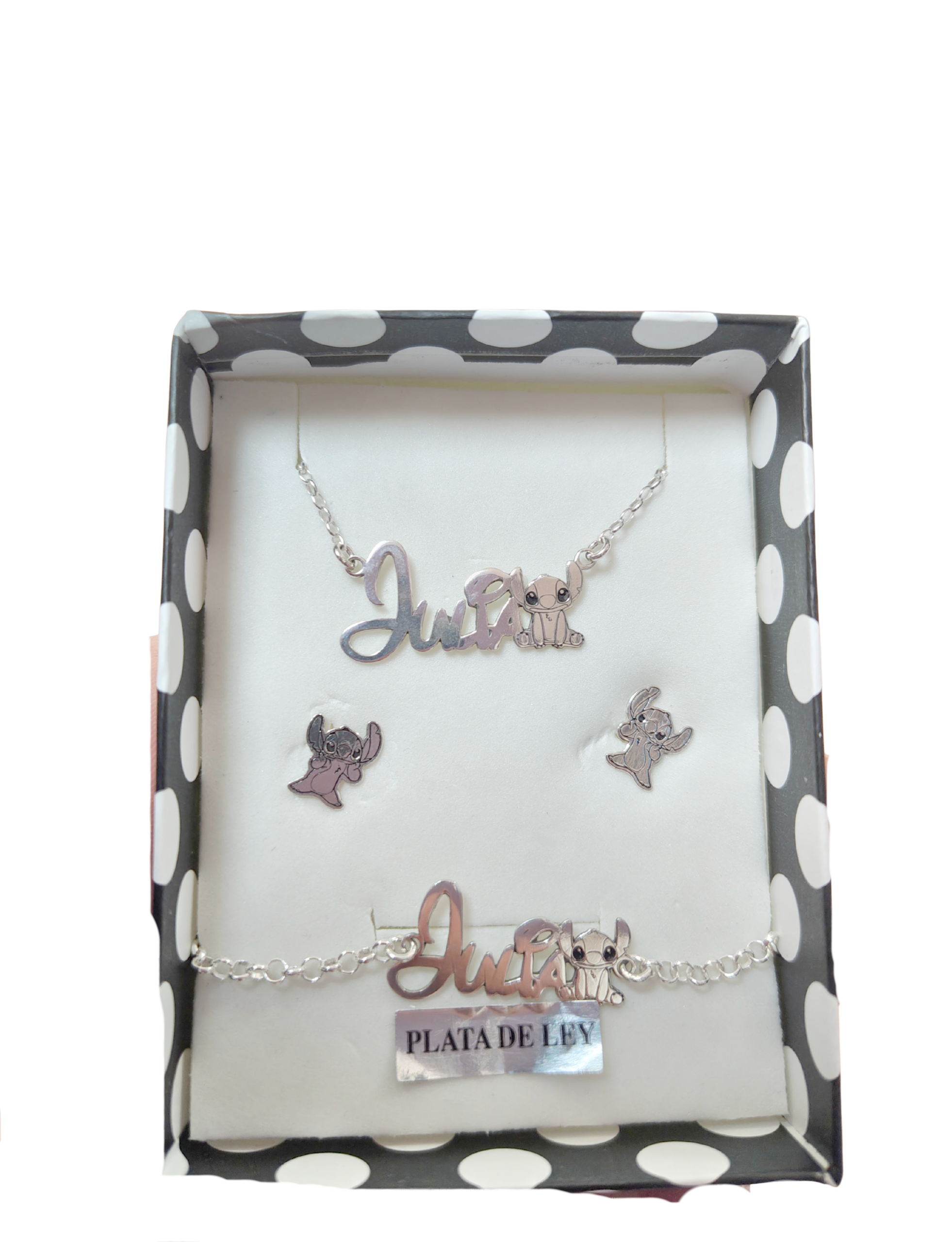 Conjunto de plata Stitch 2