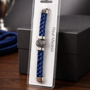 Pulsera trenzada Real Madrid